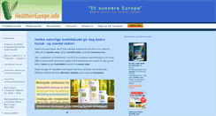 Desktop Screenshot of healthiereurope.info
